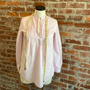 Burberry pleat front blouse